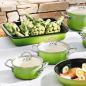 Preview: Riess Kasserolle mit Glasdeckel, Nouvelle Smaragd